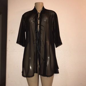 Night robe see through NWOT size M